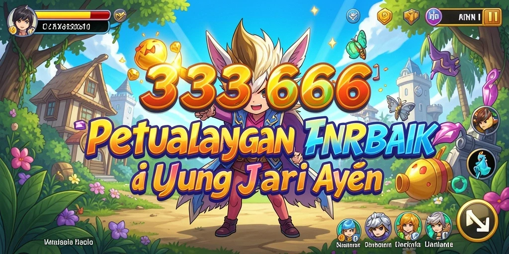 Tampilan aksi menarik dalam gameplay Anime dari 333666.
