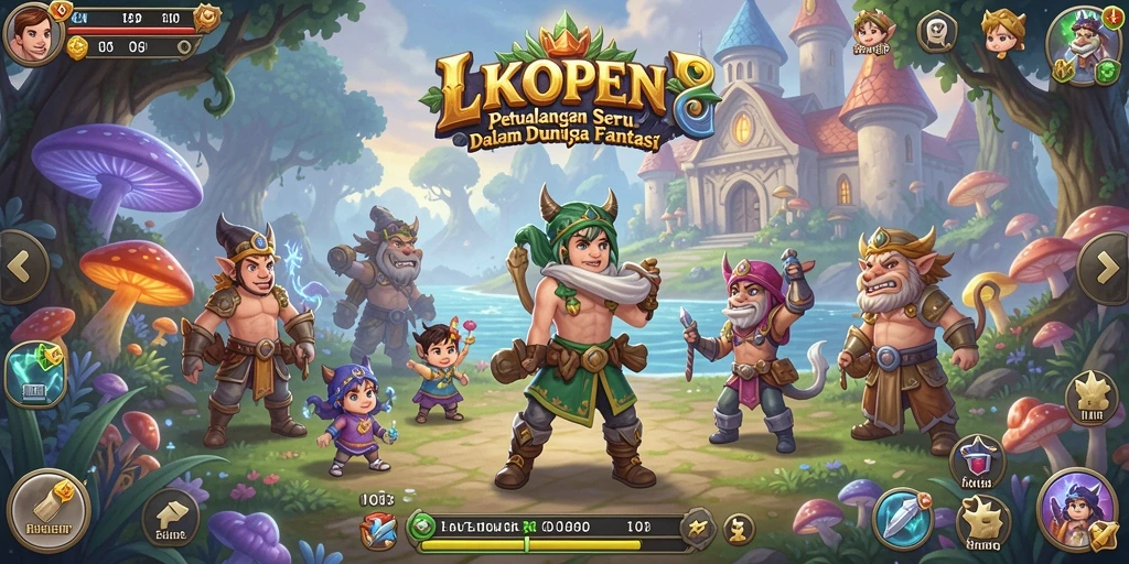 Tangkap momen epik dari pertarungan di dunia fantasi LKOPEN.