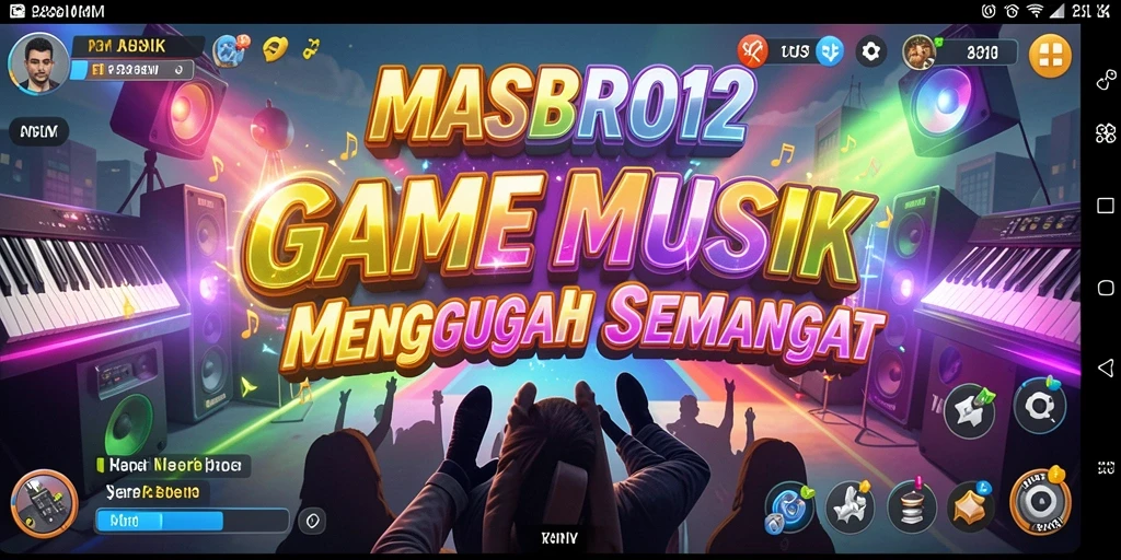Tampilan gameplay <strong>MASBRO12</strong> yang dinamis dan interaktif.