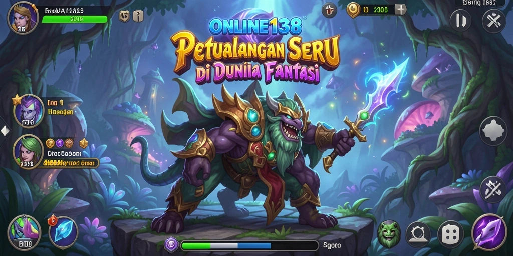 Tampilan gameplay petualangan menakjubkan dari ONLINE138.
