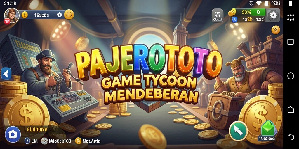 Screenshot gameplay PAJEROTOTO yang menampilkan suasana bisnis yang seru.