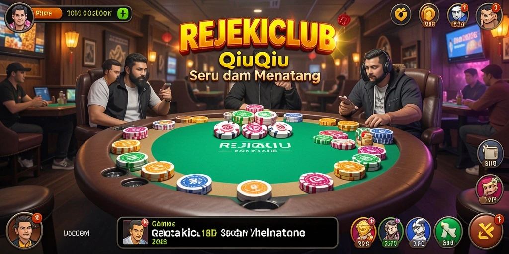 Gameplay seru dalam REJEKICLUB, menampilkan aksi QiuQiu yang mendebarkan.