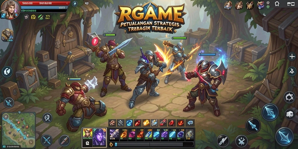 Tampilan menakjubkan dari gameplay RPGAME yang seru.