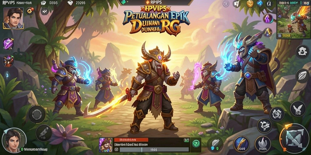 Tampilan gameplay RPVIP5 yang menarik dan penuh aksi.