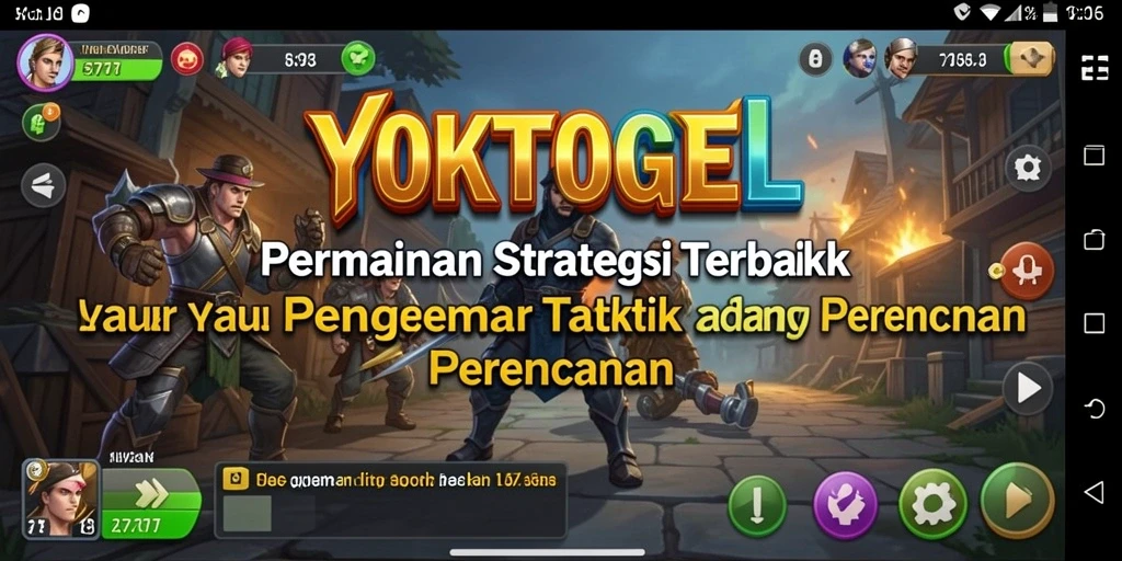 Tangkapan layar utama YOKTOGEL menampilkan gameplay strategi yang mendebarkan.